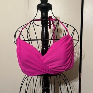 Victoria Secret 36DD Bikini  Halter Underwire Swimsuit Wrapping Straps Swimwear